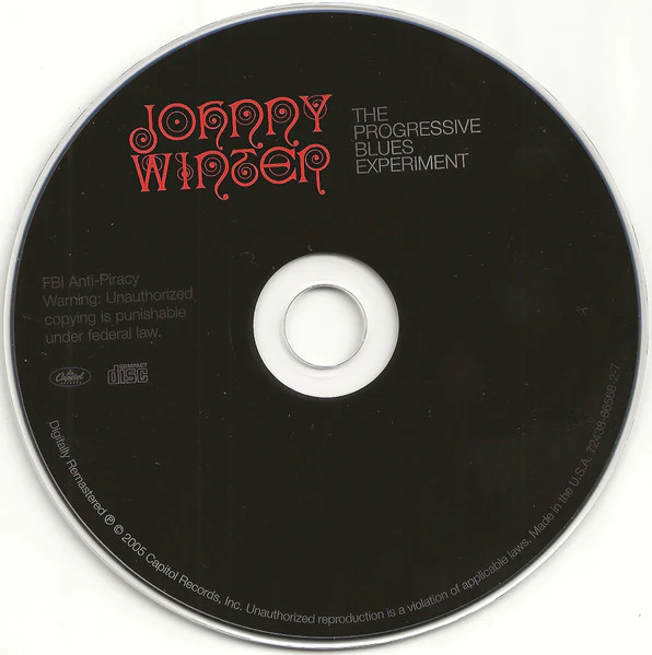 Johnny Winter - The Progressive Blues Experiment (CD, Album, RE, RM) (Very Good Plus (VG+)) - Image 3