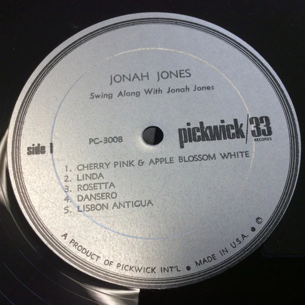 Jonah Jones - Swing Along With Jonah Jones (LP, Comp, Mono) (Very Good Plus (VG+)) - Image 3