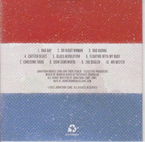 Jonathon Boogie Long And The Blues Revolution - Jonathon Boogie Long And The Blues Revolution (CD, Album, Gat) (Near Mint (NM or M-)) - Image 2