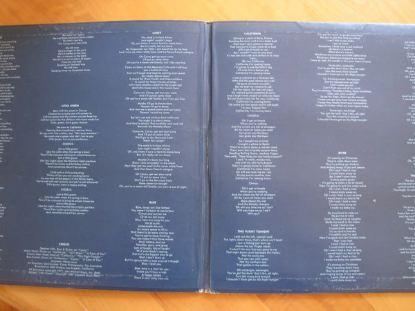 Joni Mitchell - Blue (LP, Album, RE, Gat) (Very Good (VG)) - Image 3