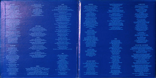 Joni Mitchell - Blue (LP, Album, San) (Very Good (VG)) - Image 2