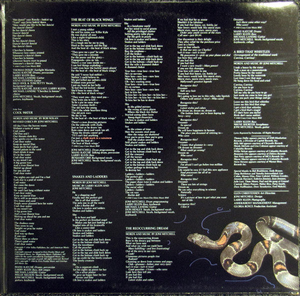 Joni Mitchell - Chalk Mark In A Rain Storm (LP, Album, Spe) (Near Mint (NM or M-)) - Image 4