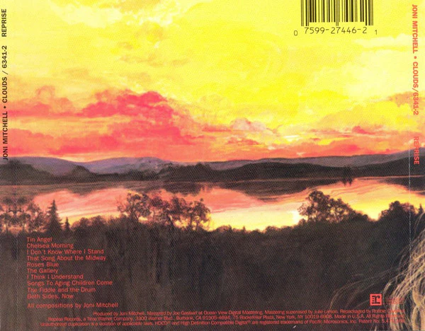 Joni Mitchell - Clouds (HDCD, Album, RE, RM, WEA) (Near Mint (NM or M-)) - Image 3