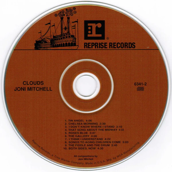 Joni Mitchell - Clouds (HDCD, Album, RE, RM, WEA) (Near Mint (NM or M-)) - Image 4