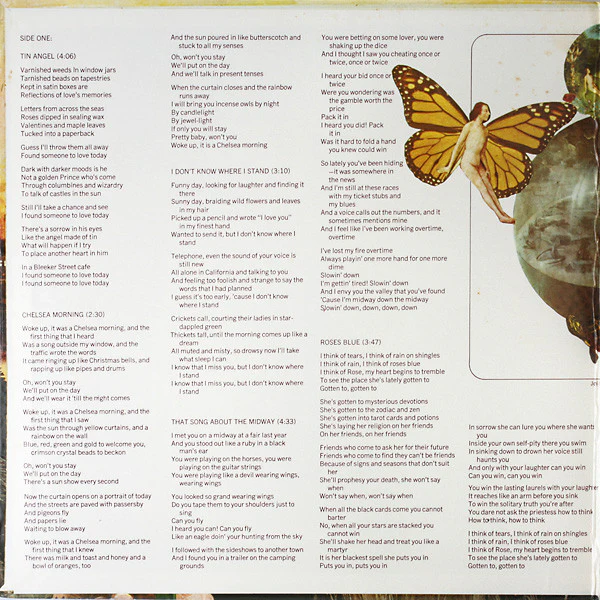 Joni Mitchell - Clouds (LP, Album, RP, Gat) (Very Good (VG)) - Image 3