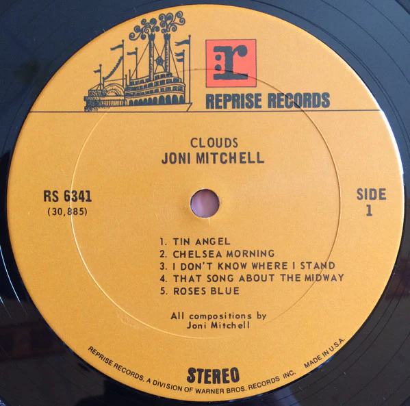 Joni Mitchell - Clouds (LP, Album, RP, Gat) (Very Good (VG)) - Image 5