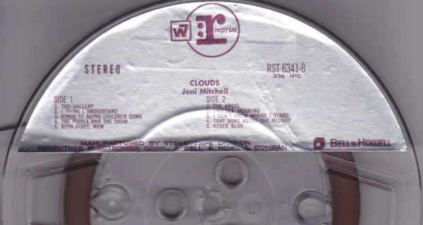 Joni Mitchell - Clouds (Reel, 4tr Stereo, 7" Reel, Album) (Very Good (VG)) - Image 3