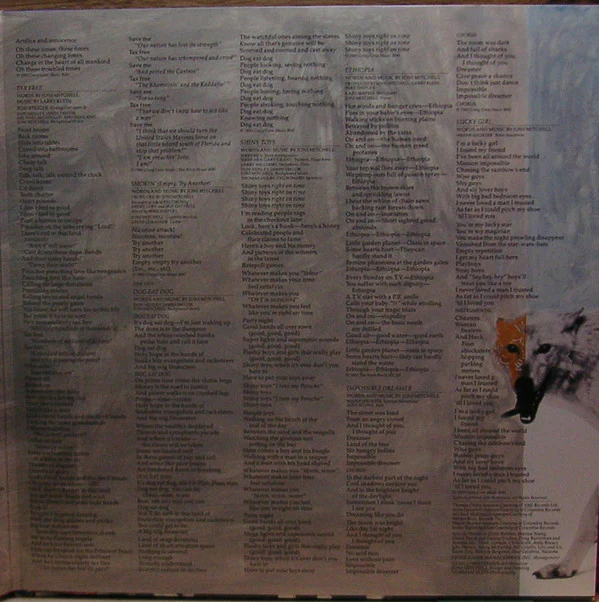 Joni Mitchell - Dog Eat Dog (LP, Album, Spe) (Very Good Plus (VG+)) - Image 4