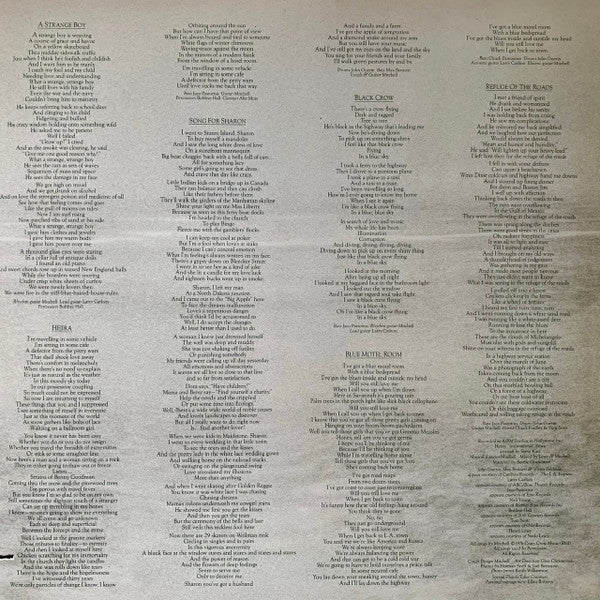Joni Mitchell - Hejira (LP, Album, SP ) (Near Mint (NM or M-)) - Image 3