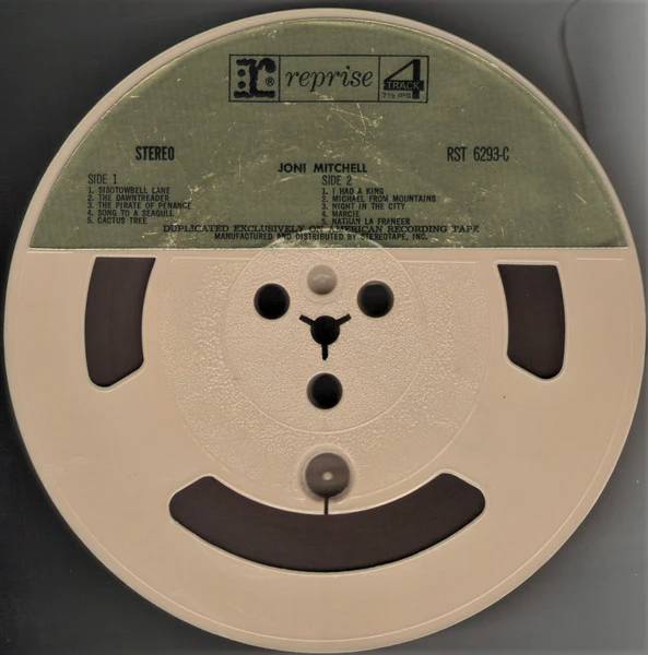 Joni Mitchell - Joni Mitchell (Reel, 4tr Stereo, 7" Reel, Album) (Poor (P)) - Image 3