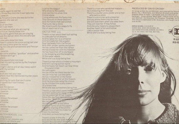 Joni Mitchell - Song To A Seagull (LP, Album, Pit) (Very Good Plus (VG+)) - Image 2