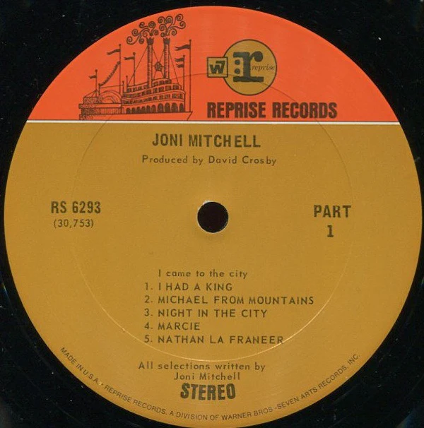 Joni Mitchell - Song To A Seagull (LP, Album, Pit) (Very Good Plus (VG+)) - Image 4