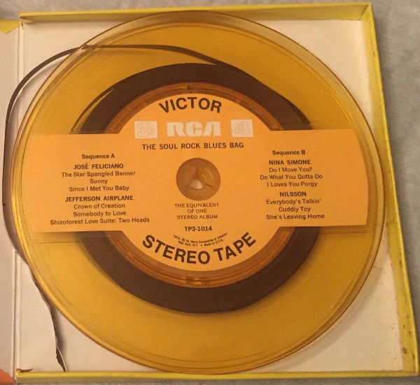 José Feliciano, Jefferson Airplane, Nina Simone, Harry Nilsson - Soul Rock Blues Bag (Reel, 4tr Stereo, 7" Reel, Comp) (Very Good Plus (VG+)) - Image 3