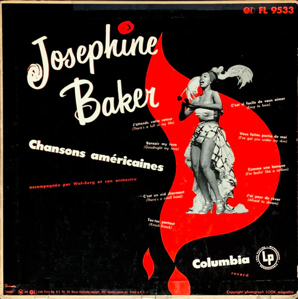 Josephine Baker - Chansons Américaines (10", Album) (Very Good Plus (VG+))