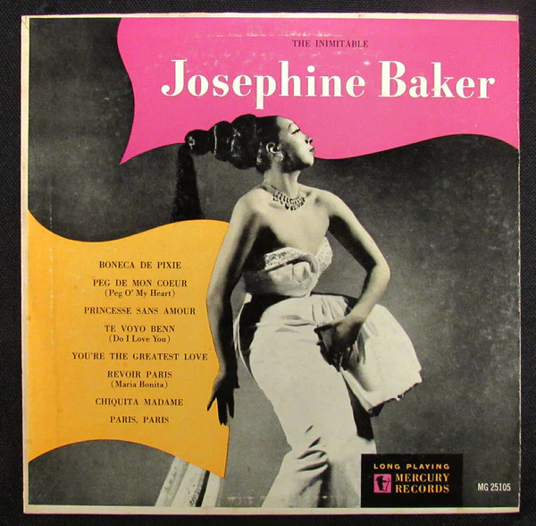 Josephine Baker - The Inimitable Josephine Baker (10", Mono) (Very Good Plus (VG+))