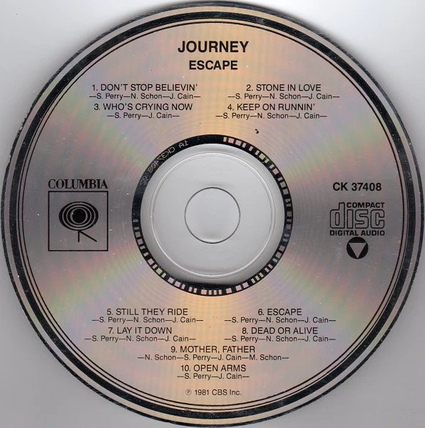 Journey - Escape (CD, Album, RE, Son) (Very Good Plus (VG+)) - Image 3
