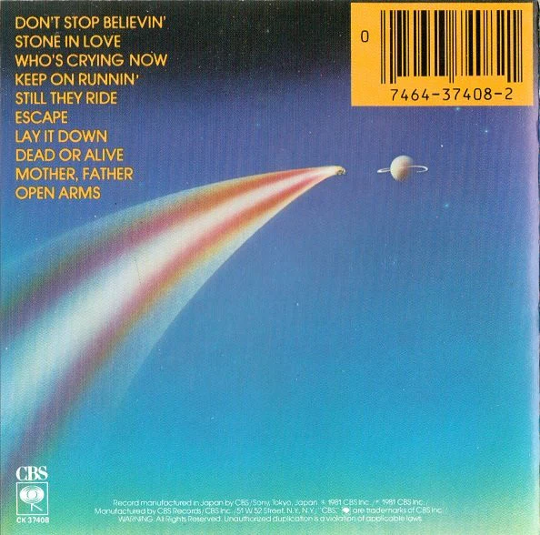 Journey - Escape (CD, Album, RE, Son) (Very Good Plus (VG+)) - Image 4