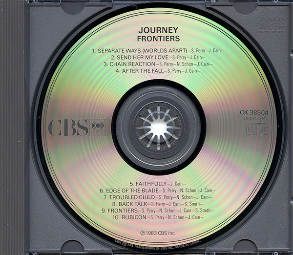 Journey - Frontiers (CD, Album) (Very Good Plus (VG+)) - Image 3
