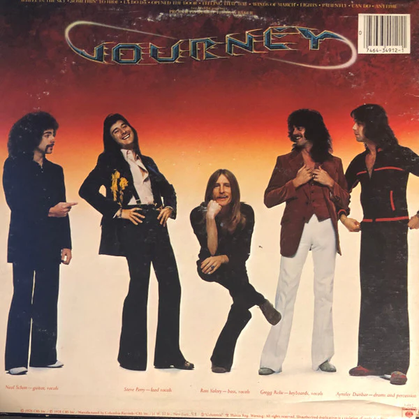 Journey - Infinity (LP, Album, RE, Ter) (Near Mint (NM or M-)) - Image 2