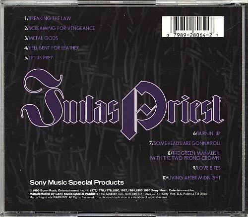 Judas Priest - Prisoners Of Pain (CD, Comp) (Very Good Plus (VG+)) - Image 2