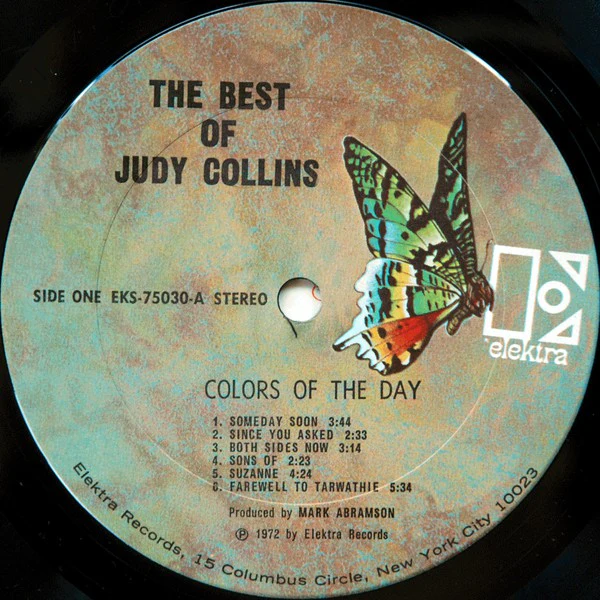 Judy Collins - Colors Of The Day (The Best Of Judy Collins) (LP, Comp, Pit) (Very Good Plus (VG+)) - Image 3