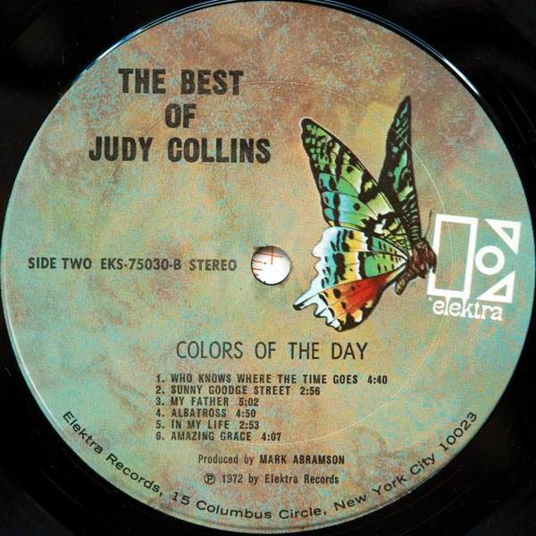 Judy Collins - Colors Of The Day (The Best Of Judy Collins) (LP, Comp, Pit) (Very Good Plus (VG+)) - Image 4