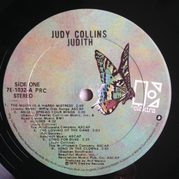 Judy Collins - Judith (LP, Album, PRC) (Very Good Plus (VG+)) - Image 4