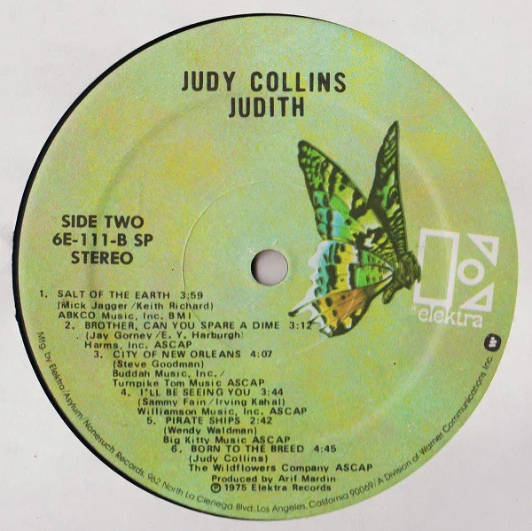 Judy Collins - Judith (LP, Album, SP ) (Very Good Plus (VG+)) - Image 4