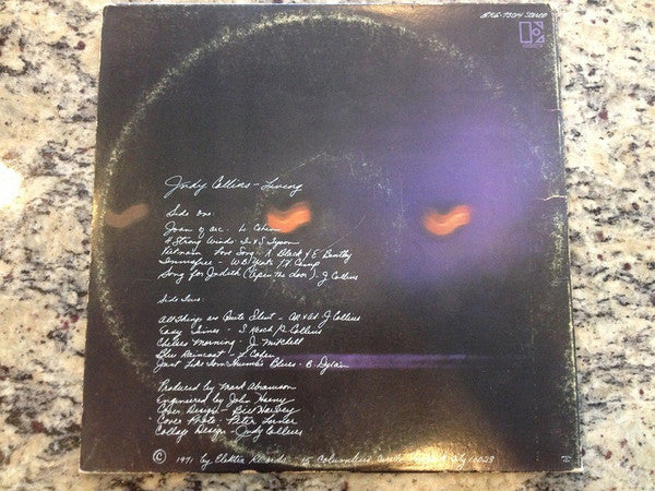 Judy Collins - Living (LP, Album, Ter) (Very Good Plus (VG+)) - Image 3