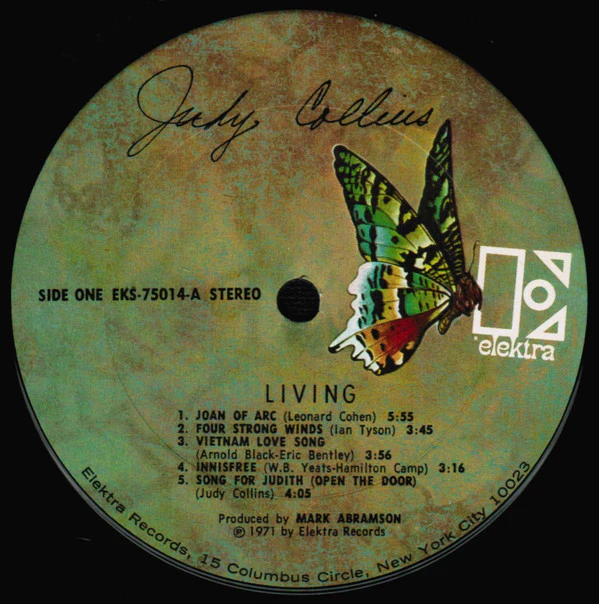 Judy Collins - Living (LP, Album, Ter) (Very Good Plus (VG+)) - Image 4