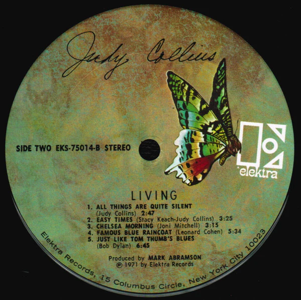 Judy Collins - Living (LP, Album, Ter) (Very Good Plus (VG+)) - Image 5