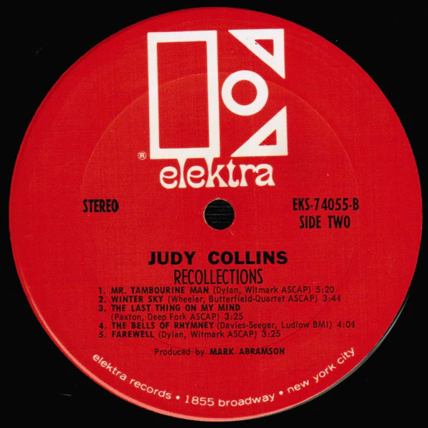 Judy Collins - Recollections (LP, Comp, Ter) (Very Good (VG)) - Image 4