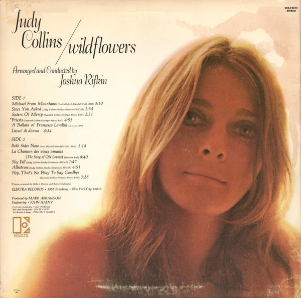 Judy Collins - Wildflowers (LP, Album, All) (Very Good Plus (VG+)) - Image 2