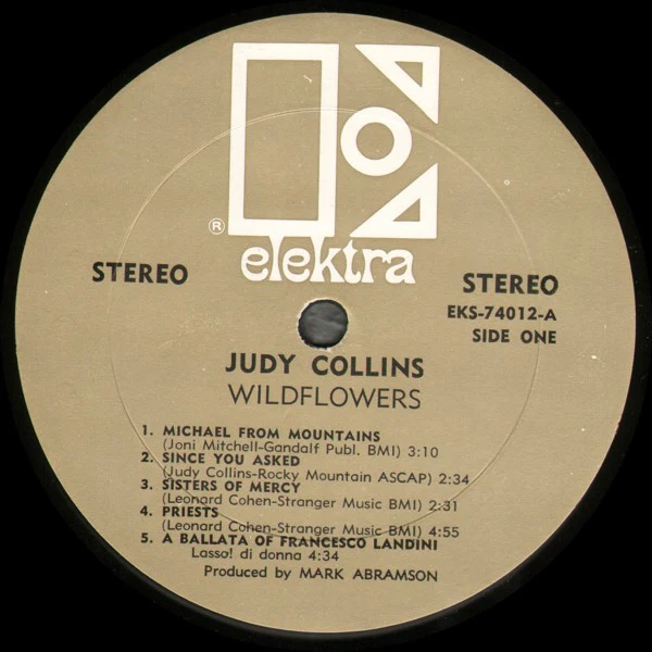 Judy Collins - Wildflowers (LP, Album, All) (Very Good Plus (VG+)) - Image 3
