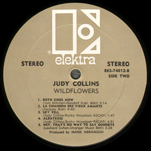 Judy Collins - Wildflowers (LP, Album, All) (Very Good Plus (VG+)) - Image 4
