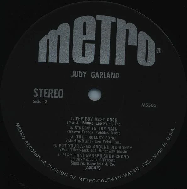 Judy Garland - Judy Garland (LP, Comp) (Very Good (VG)) - Image 4
