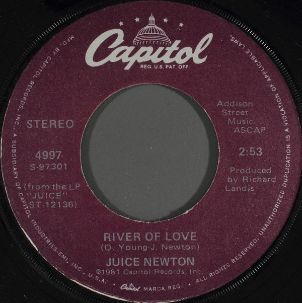 Juice Newton - Queen Of Hearts (7", Single, Win) (Good Plus (G+)) - Image 3