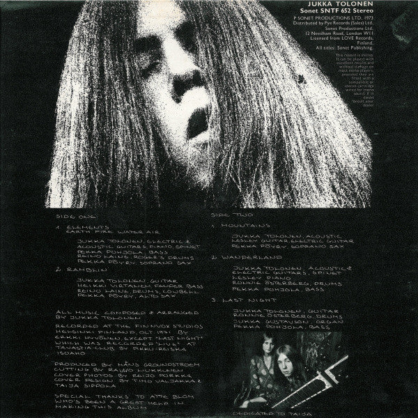 Jukka Tolonen - Tolonen! (LP, Album, RE) (Very Good Plus (VG+)) - Image 2