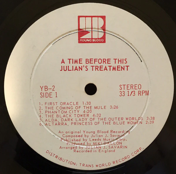Julian's Treatment - A Time Before This (LP, gat) (Very Good Plus (VG+)) - Image 3