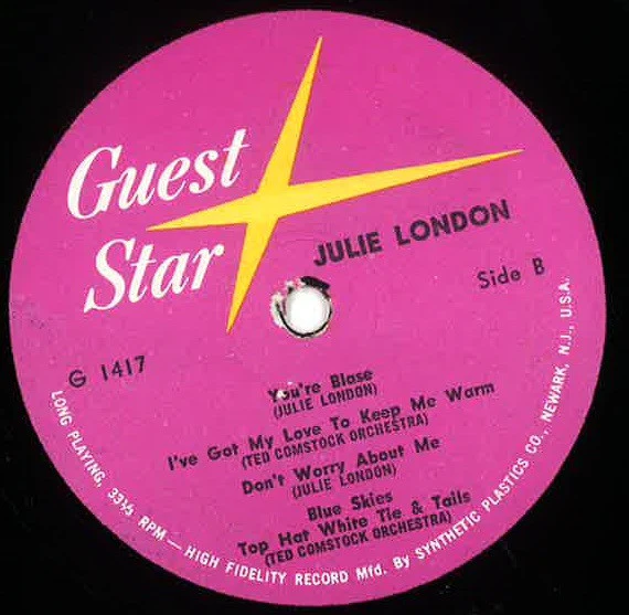 Julie London And Selections By The Ted Comstock Orchestra - Tenderly Yours (LP, Album, Mono) (Very Good Plus (VG+)) - Image 4