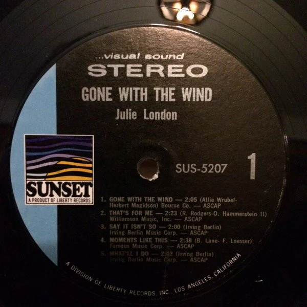 Julie London - Gone With The Wind (LP, Comp) (Near Mint (NM or M-)) - Image 3
