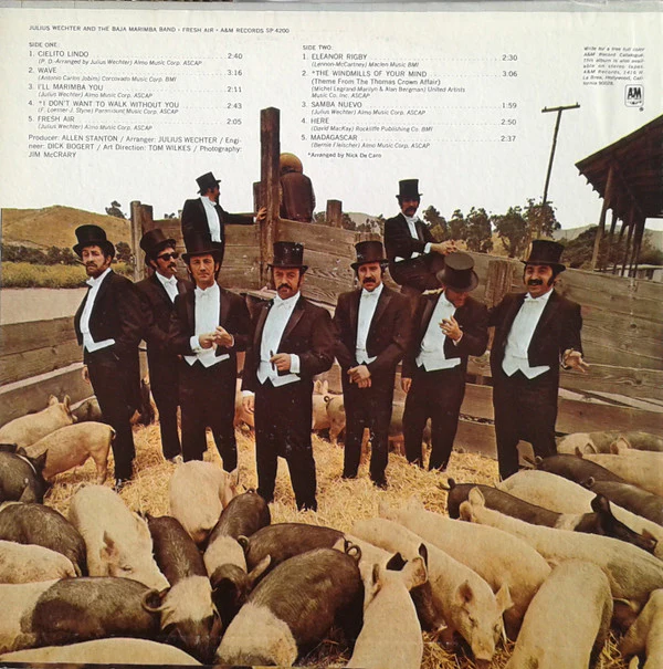 Julius Wechter And Baja Marimba Band - Fresh Air (LP, Album) (Very Good Plus (VG+)) - Image 2