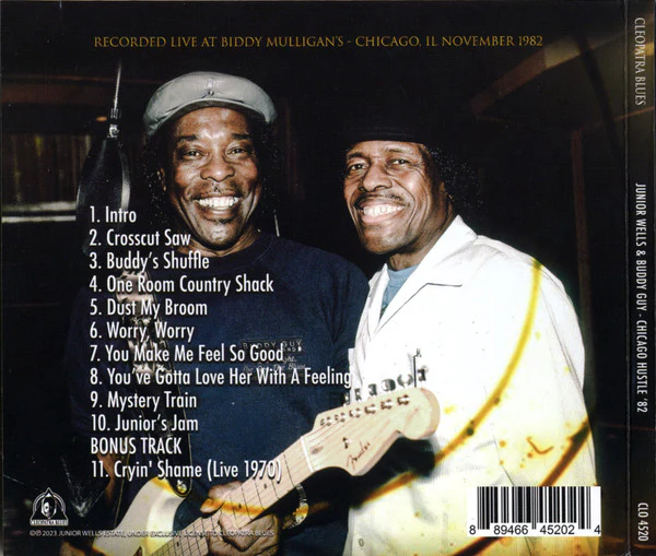 Junior Wells & Buddy Guy - Chicago Hustle '82 (CD, Album) (Near Mint (NM or M-)) - Image 2