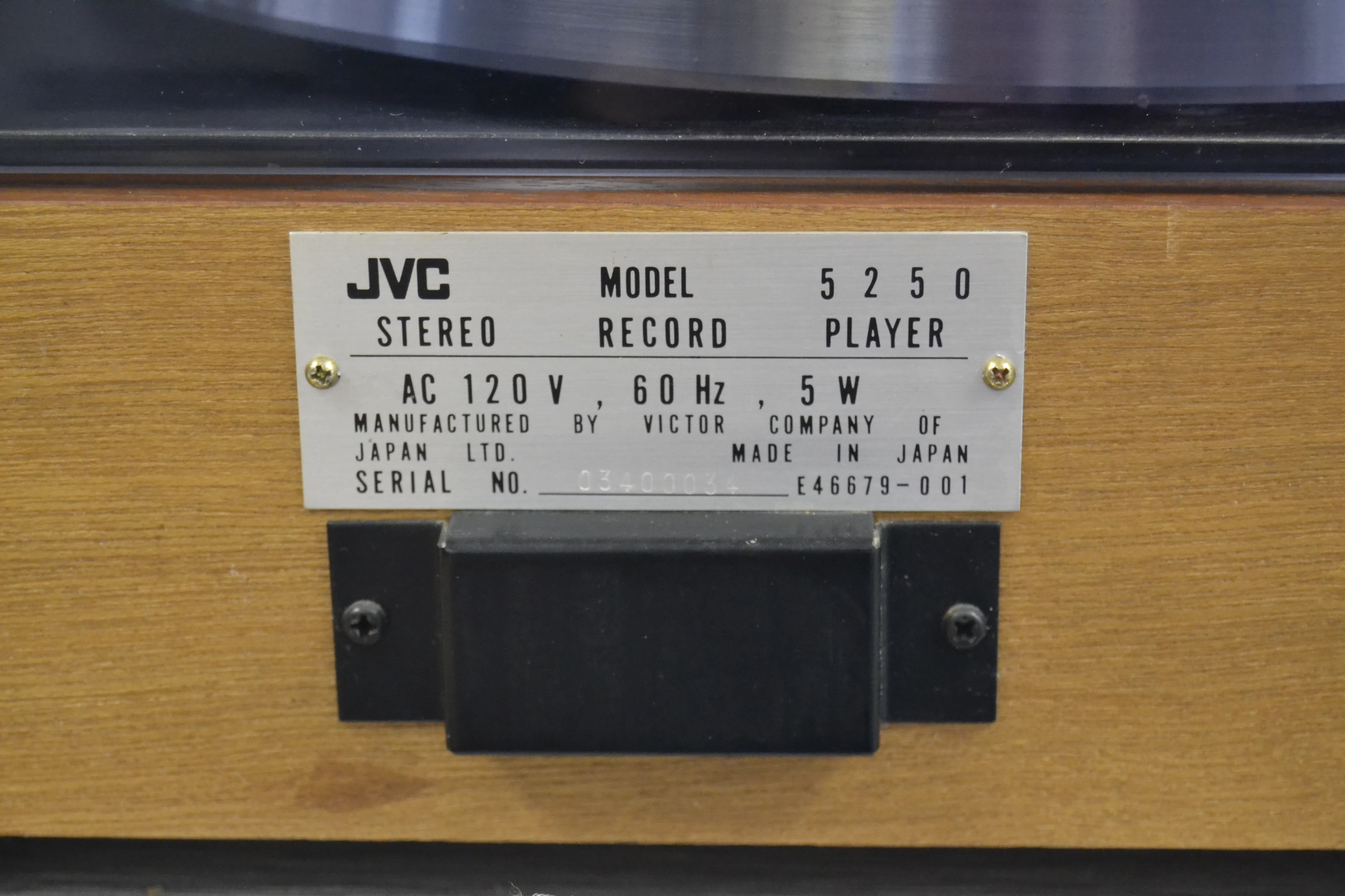 JVC 5250 Belt Drive Turntable * 1972 * Pickering Cartridge - Image 15