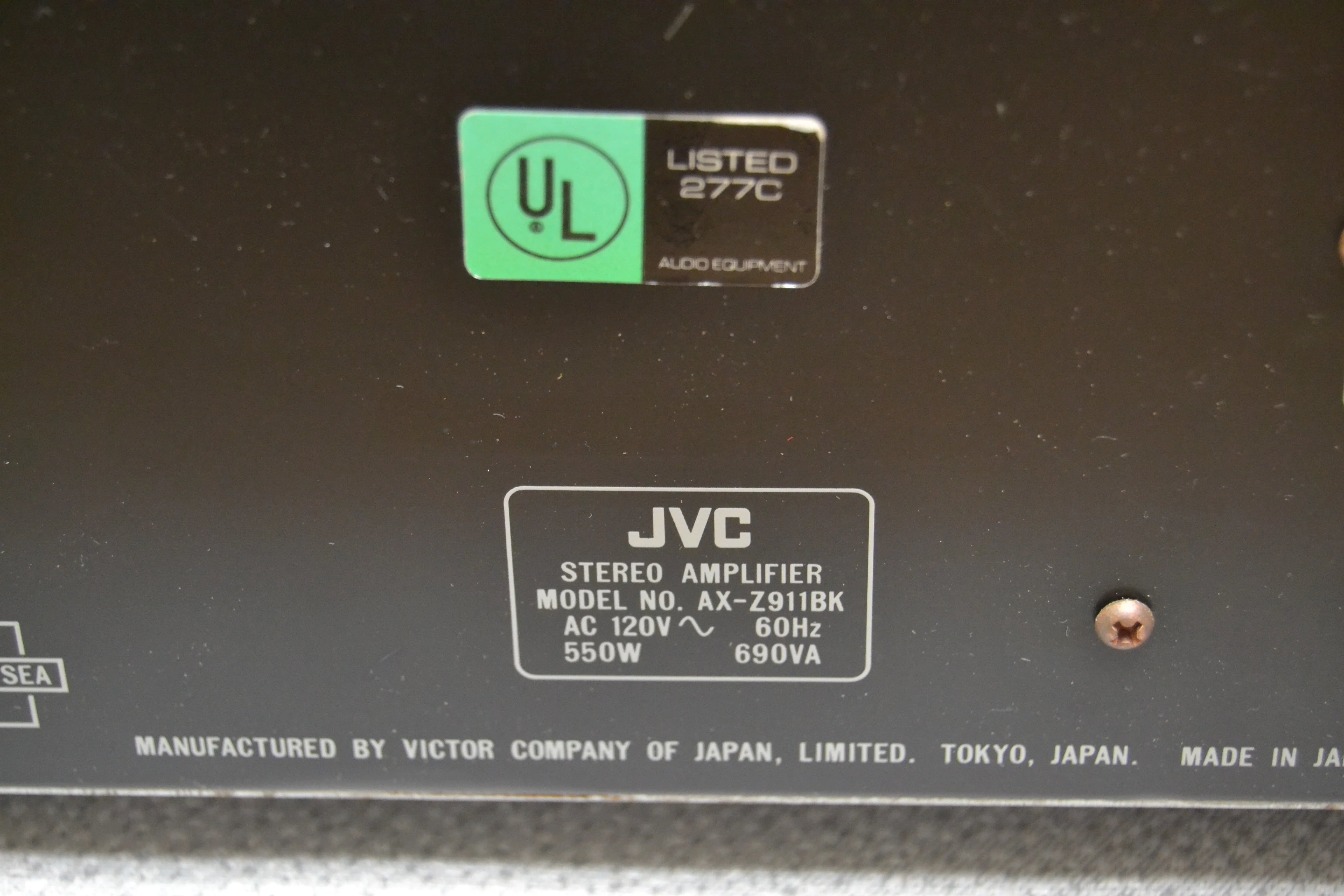 JVC AX-Z911 Stereo Integrated Amplifier * 100W RMS * 1988 - Image 13
