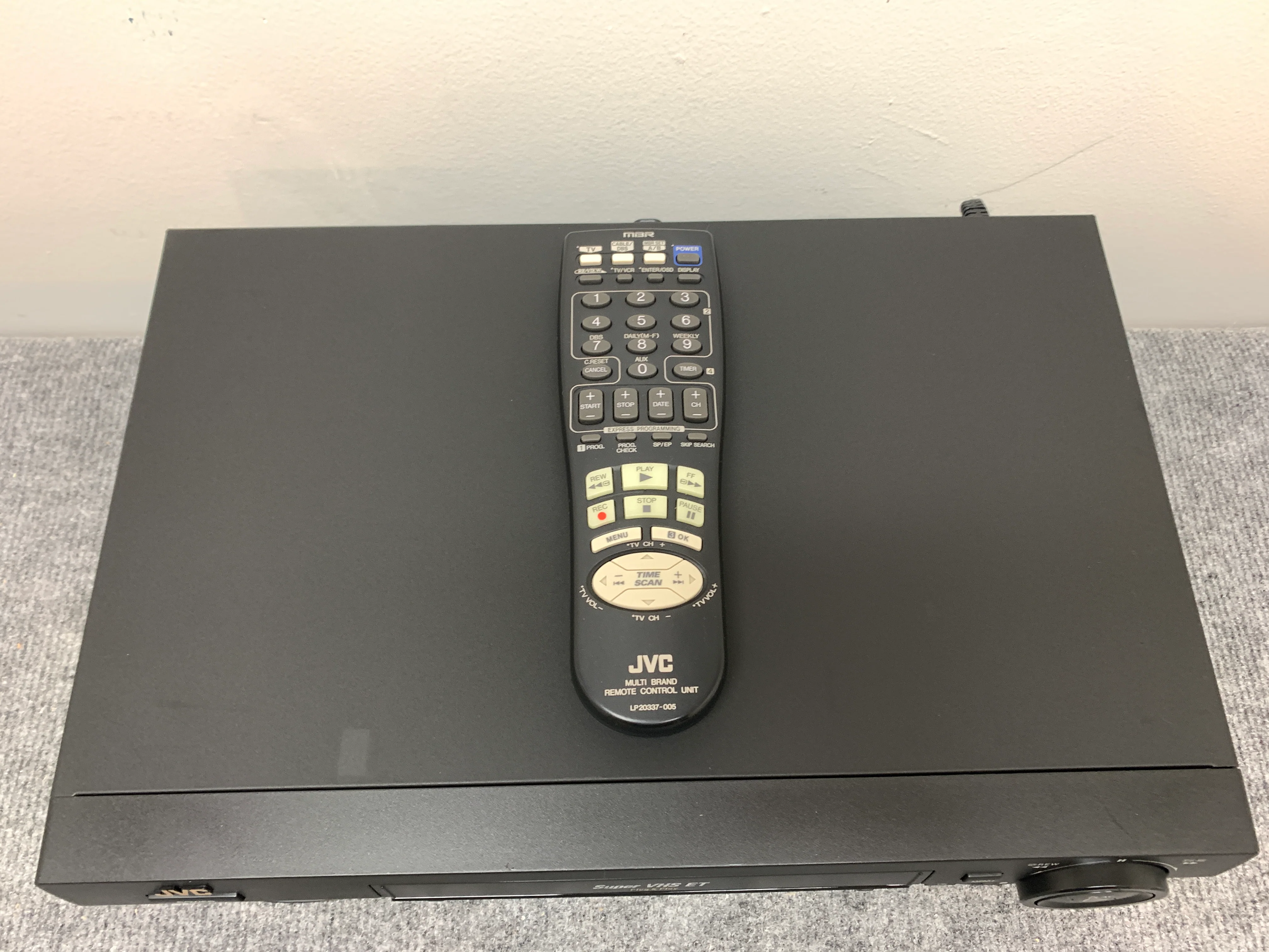 JVC HR-S3800U Super VHS Video Cassette Recorder * Remote Control - Image 6