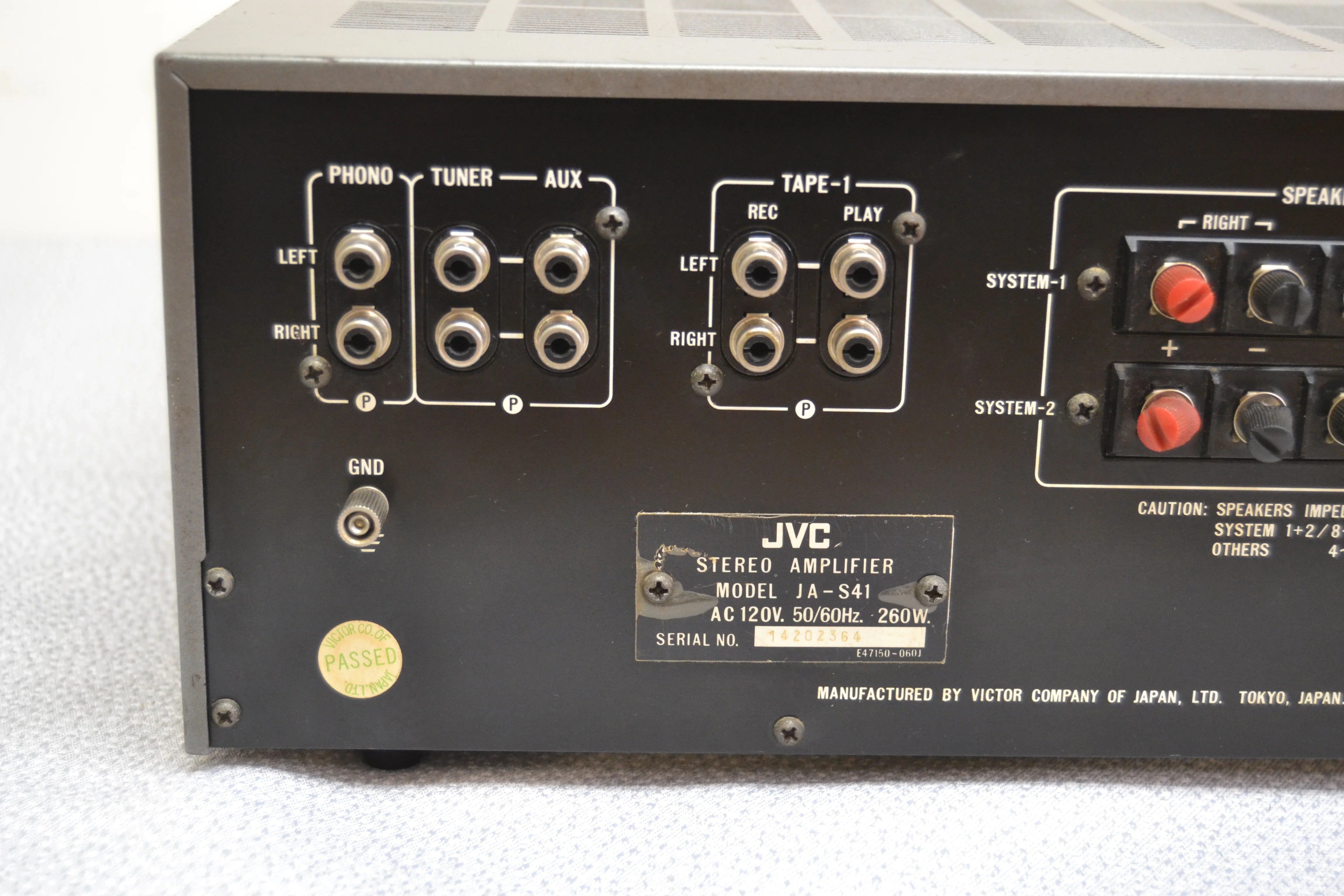 JVC JA-S41 Integrated Amplifier * 60W RMS * 1976 - Image 11
