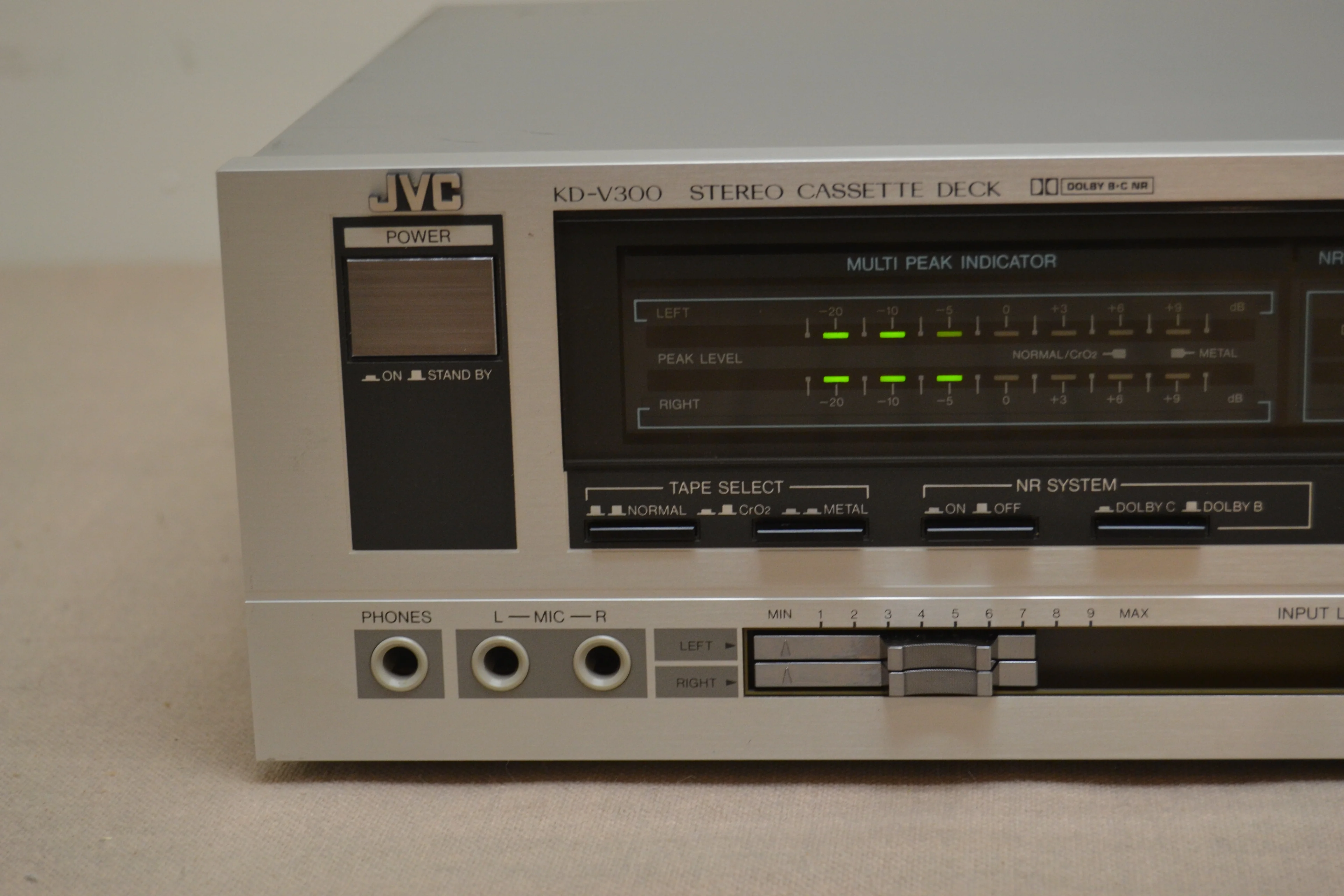 JVC KD-V300 Single Cassette Deck * Fully Serviced * New Belts - Image 2
