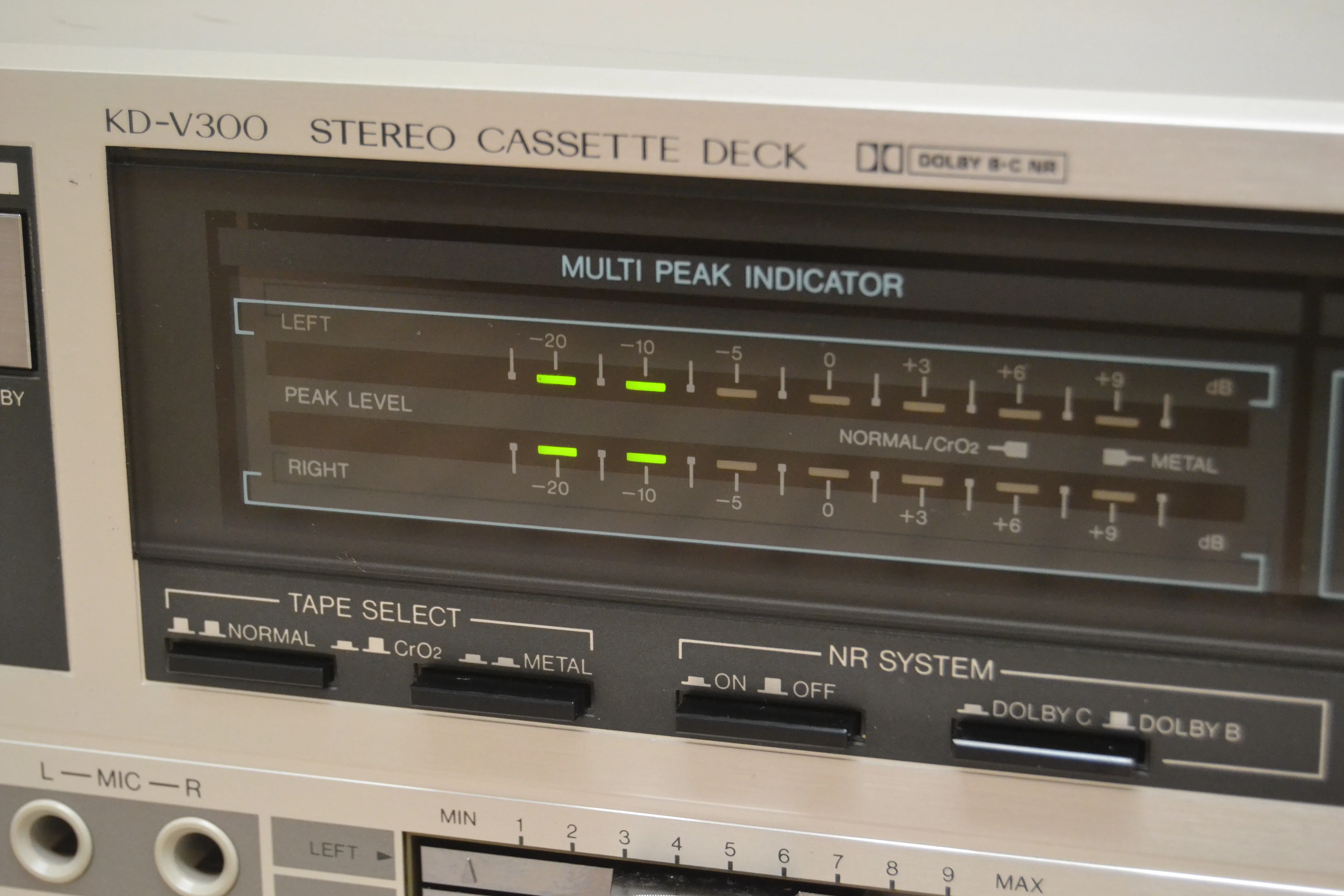 JVC KD-V300 Single Cassette Deck * Fully Serviced * New Belts - Image 6
