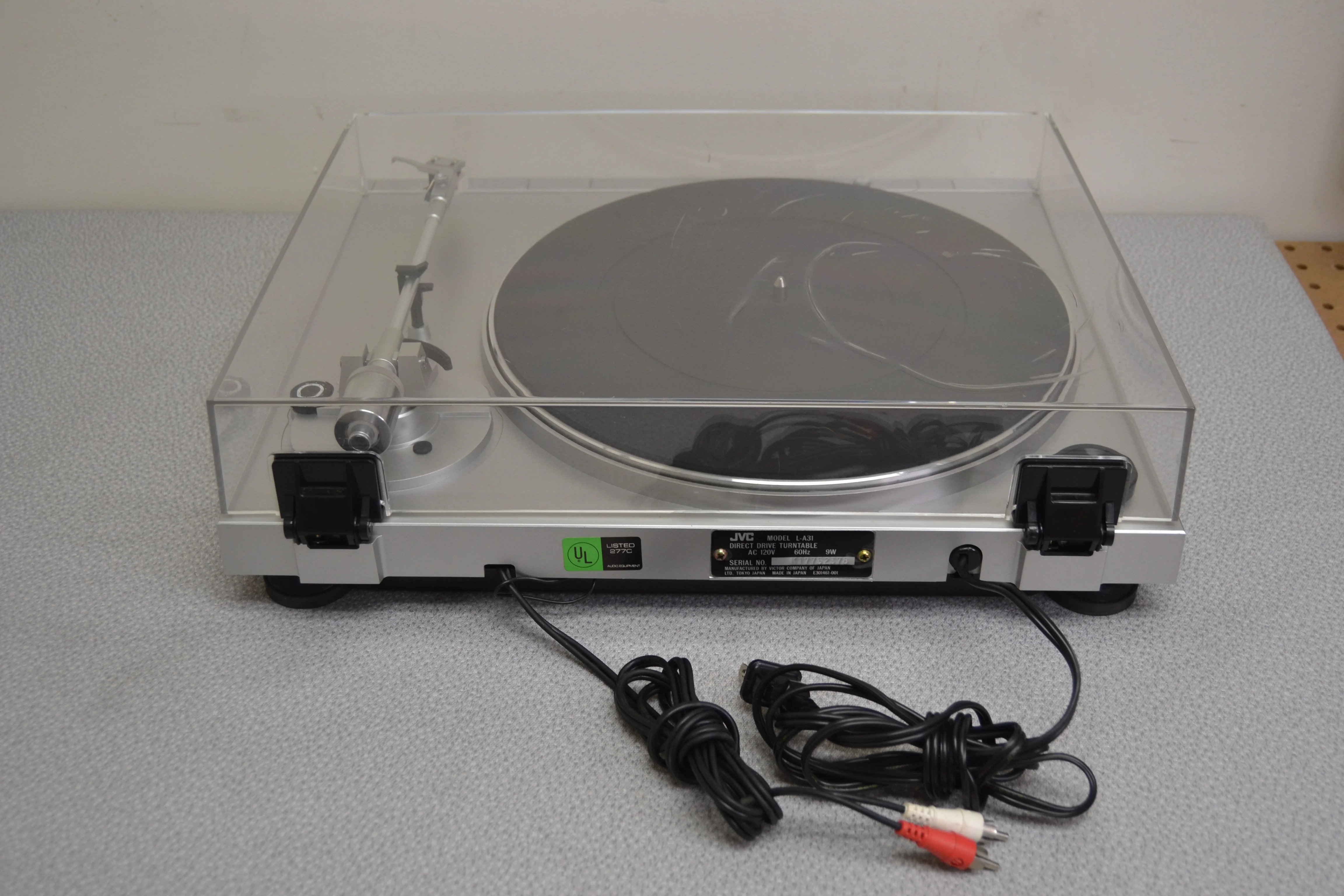 JVC L-A31 Direct Drive Turntable * NEW AT3600 Cartridge * Box - Image 13